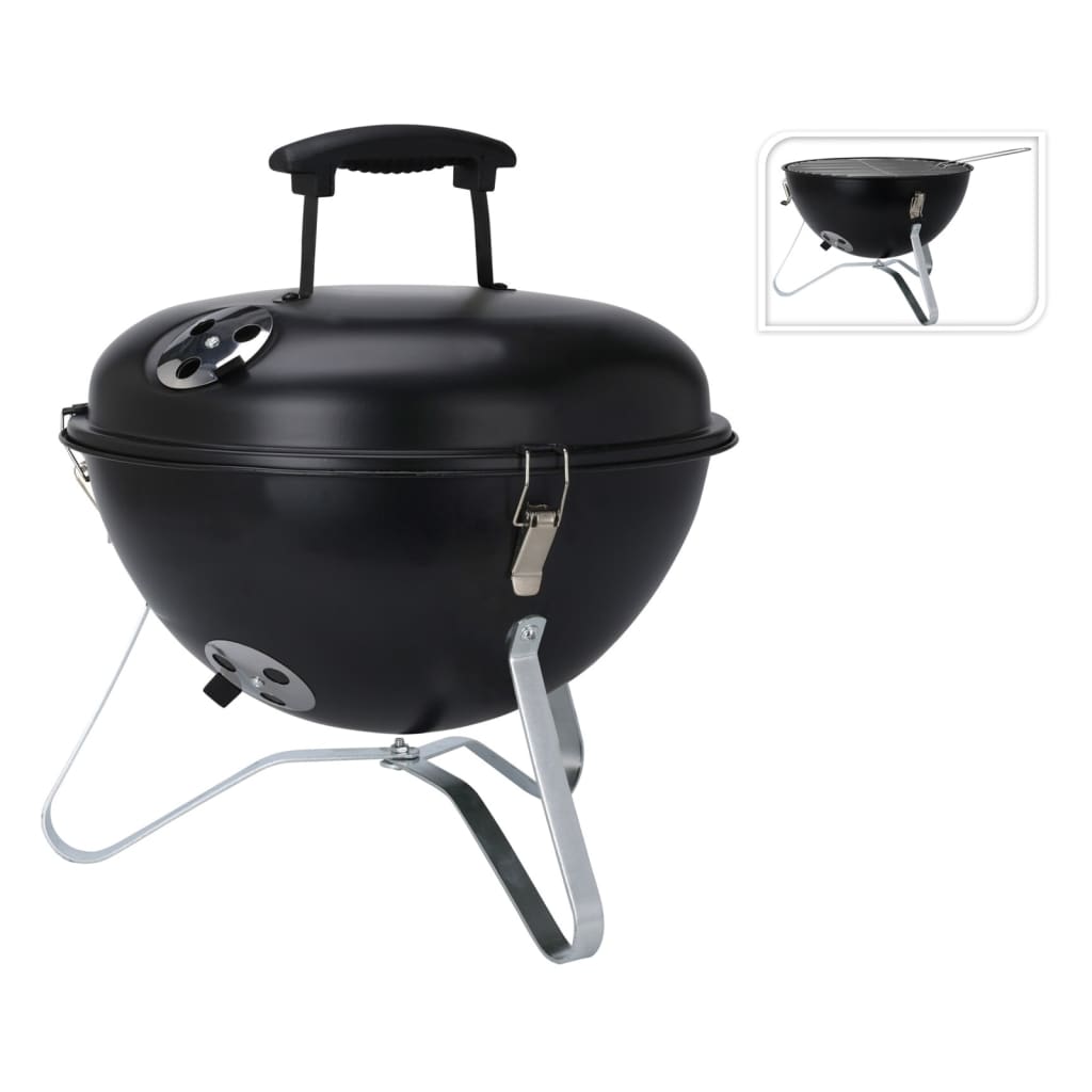 Bbq bolvorm barbecue 37 cm zwart