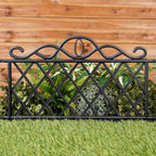 ProGarden ProGarden Tuinhek decoratief 5 st 48x34 cm polypropeen zwart
