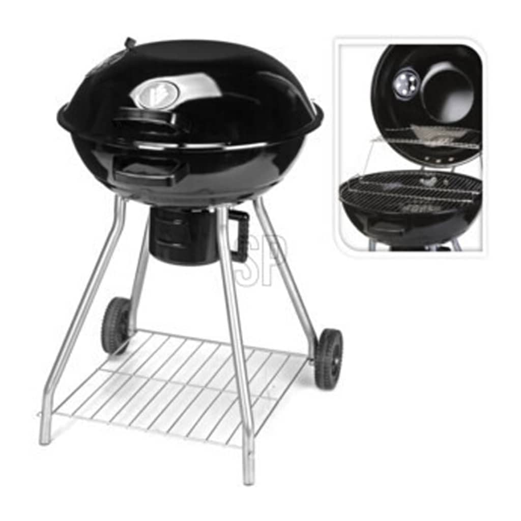 Vaggan houtskoolbarbecue op wielen ø 56 cm zwart