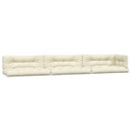 Vidaxl palletkussens 7 st stof crèmekleurig