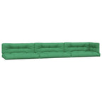 VidaXL Palletkussens 7 st stof groen