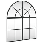 VidaXL Wandspiegel boog 60x70 cm ijzer zwart