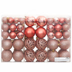 VidaXL Kerstballen 100 st 3 4 6 cm roze en rosé