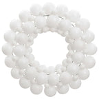 Vidaxl kerstkrans 45 cm polystyreen wit