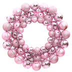 VidaXL Kerstkrans 45 cm polystyreen roze