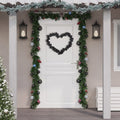 VidaXL Kerstslinger ballen 175 cm polystyreen zwart