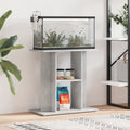 Vidaxl aquariumstandaard betongrijs 60x30x60 cm bewerkt hout