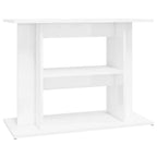 Vidaxl aquariumstandaard 80x35x60 cm bewerkt hout hoogglans wit