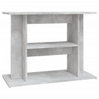 Vidaxl aquariumstandaard betongrijs 80x35x60 cm bewerkt hout