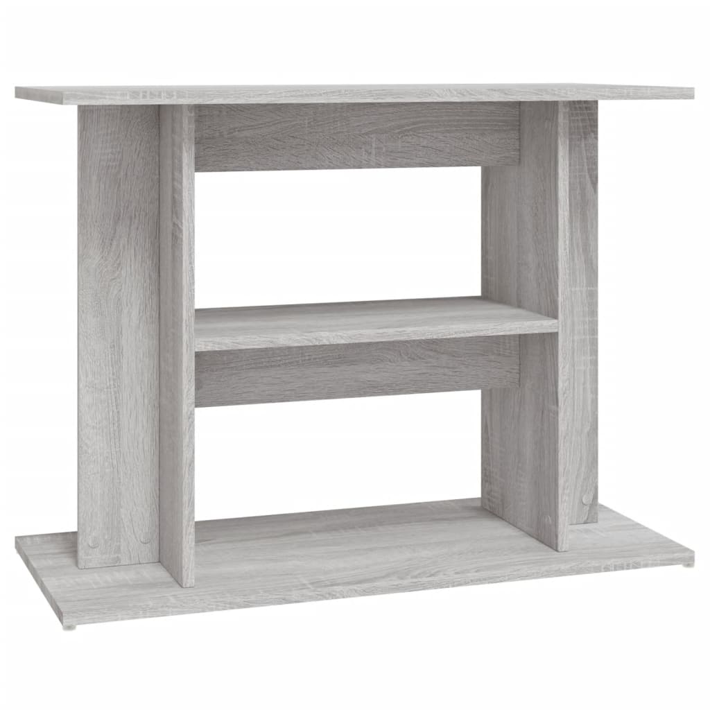 Vidaxl aquariumstandaard sonoma grijs 80x35x60 cm bewerkt hout
