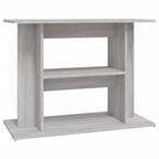 Vidaxl aquariumstandaard sonoma grijs 80x35x60 cm bewerkt hout