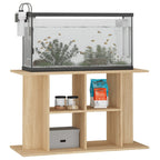 Vidaxl aquariumstandaard sonoma eiken 100x40x60 cm bewerkt hout