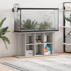 Vidaxl aquariumstandaard 120x40x60 cm bewerkt hout grijs sonoma