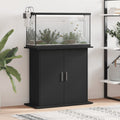 Vidaxl aquariumstandaard 81x36x73 cm bewerkt hout zwart