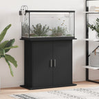Vidaxl aquariumstandaard 81x36x73 cm bewerkt hout zwart