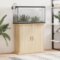Vidaxl aquariumstandaard sonoma eiken 81x36x73 cm bewerkt hout