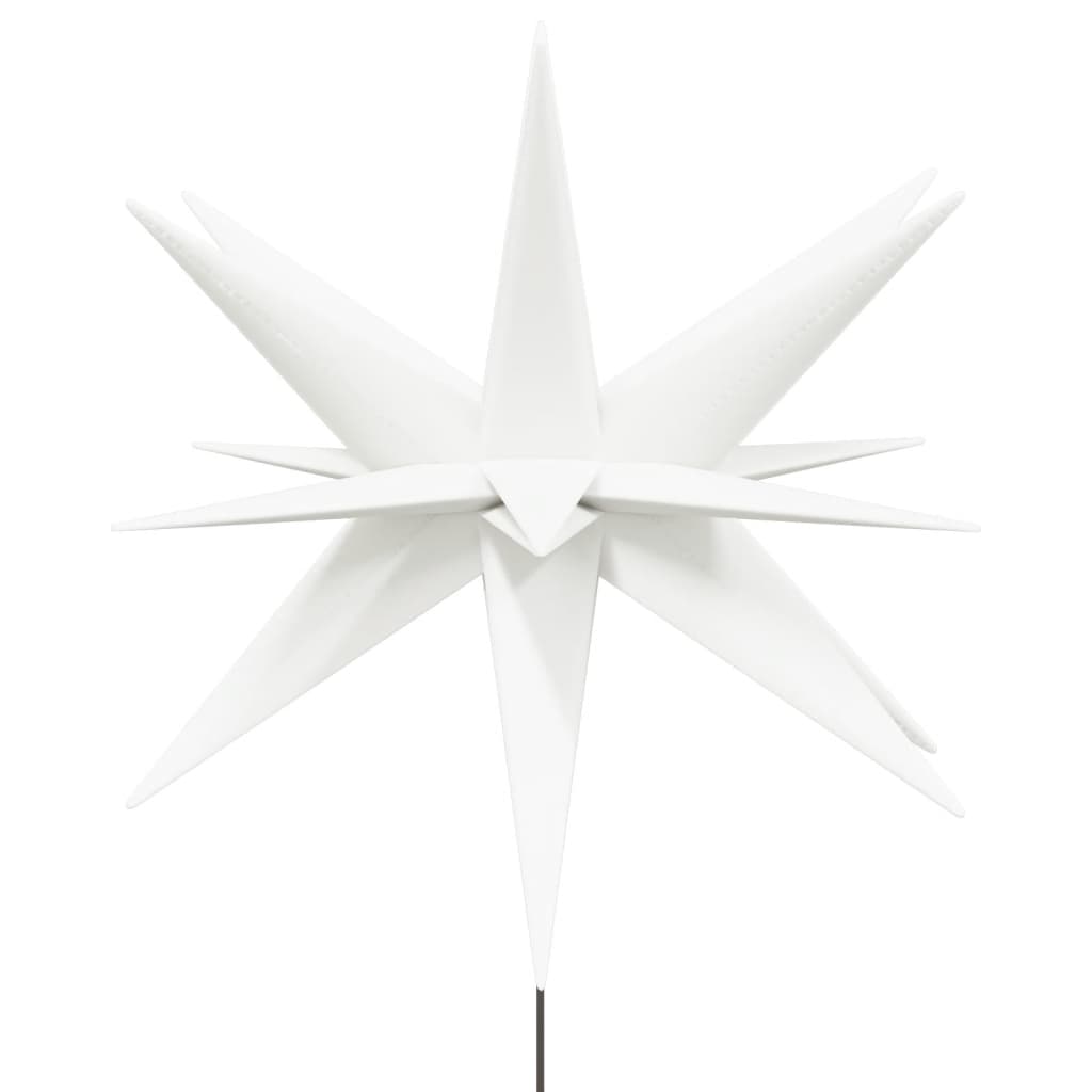 Vidaxl kerstlampen met grondpin en led's 3 st 35 cm wit