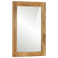 Vidaxl badkamerspiegel 50x70x2,5 cm massief mangohout en glas