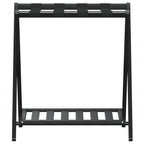 Vidaxl bagagerek 68x38x58 cm bamboe zwart