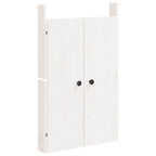 Vidaxl kastdeurtjes voor buitenkeuken meppel 50x9x82 cm grenenhout wit