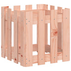 Vidaxl plantenbak met hekontwerp 40x40x40 cm massief douglashout