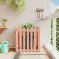 Vidaxl plantenbak met hekontwerp 70x70x70 cm massief douglashout