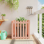 Vidaxl plantenbak met hekontwerp 70x70x70 cm massief douglashout
