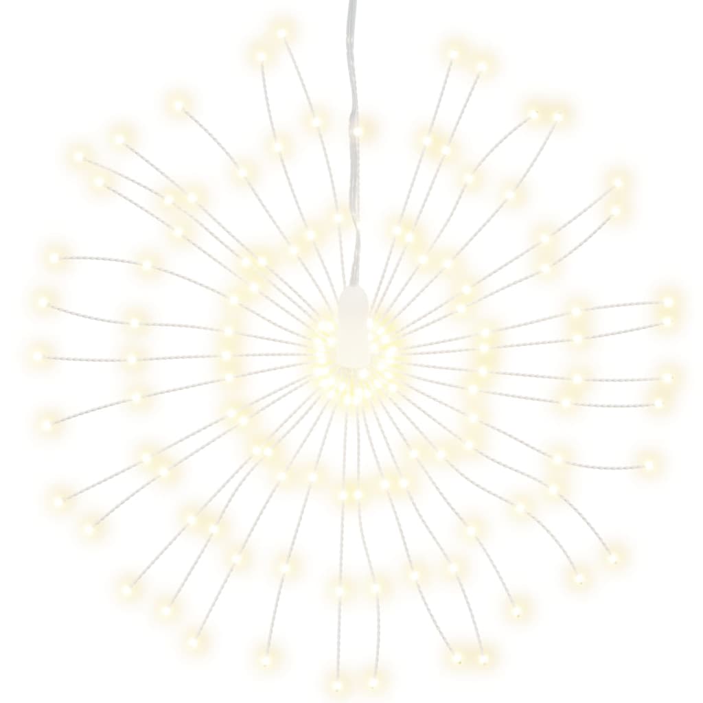 Vidaxl kerstverlichting vuurwerk 4 st 140 warmwitte led's 17 cm