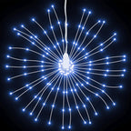Vidaxl kerstverlichting vuurwerk 140 koudwitte led's 17 cm
