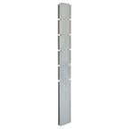 VidaXL Schuttingpalen 10 st 160 cm gegalvaniseerd staal zilverkleurig