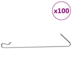 VidaXL Schanskorfhaken 100 st staal