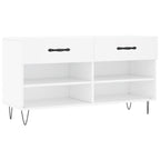 Vidaxl schoenenbank 102x35x55 cm bewerkt hout wit