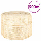 Vidaxl touw 10 mm 500 m 100% sisal