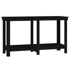Vidaxl werkbank 140x50x80 cm massief grenenhout zwart