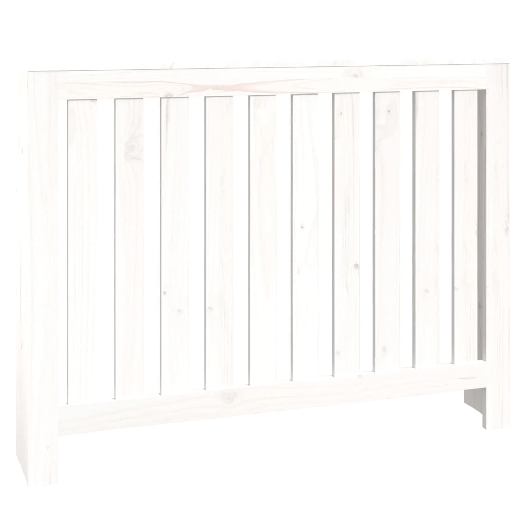 Vidaxl radiatorombouw 108,5x19x84 cm massief grenenhout wit