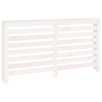 Vidaxl radiatorombouw 153x19x84 cm massief grenenhout wit