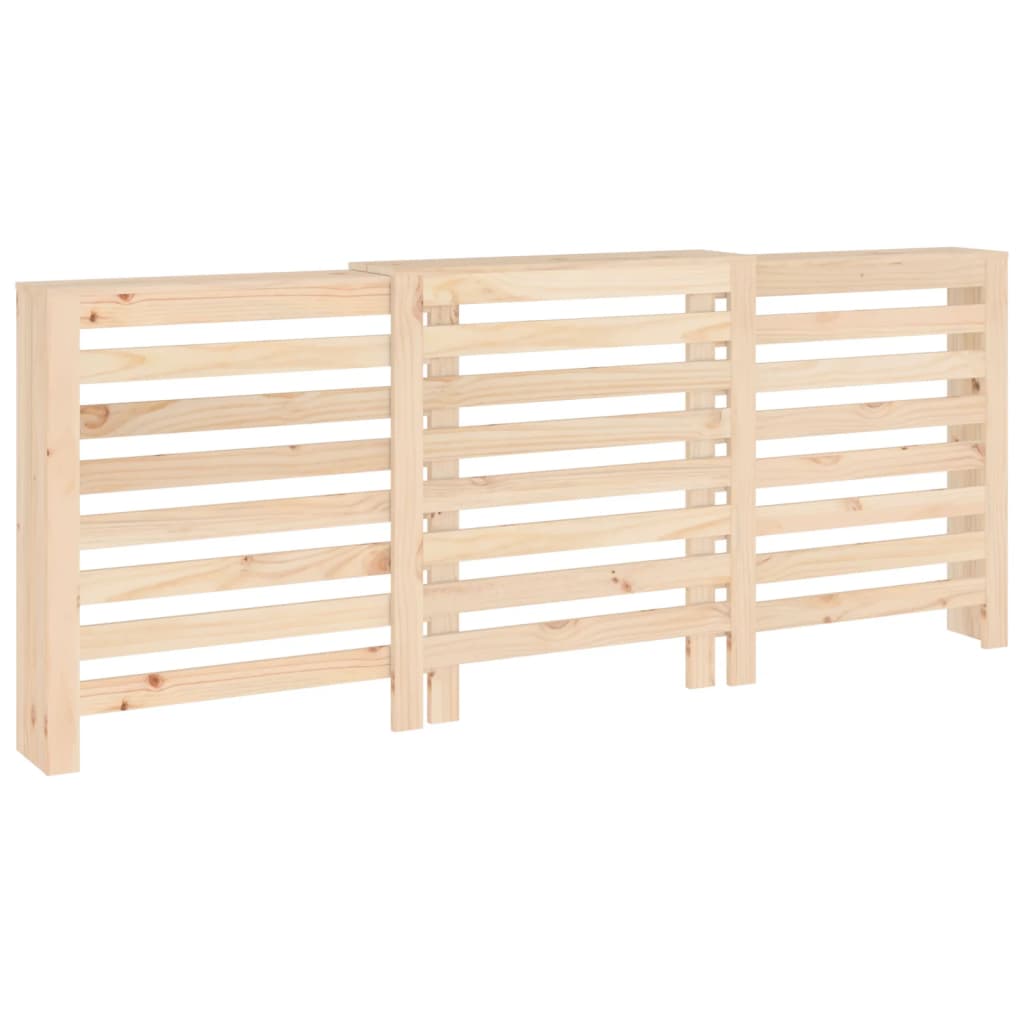 Vidaxl radiatorombouw 210x21x85 cm massief grenenhout