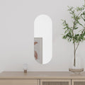 Vidaxl wandspiegel 15x40 cm ovaal glas