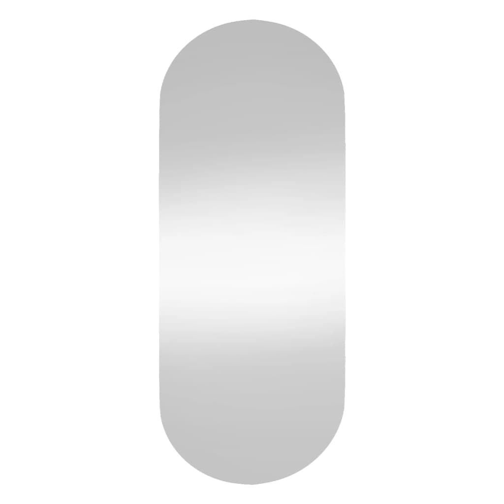 Vidaxl wandspiegel 25x60 cm ovaal glas