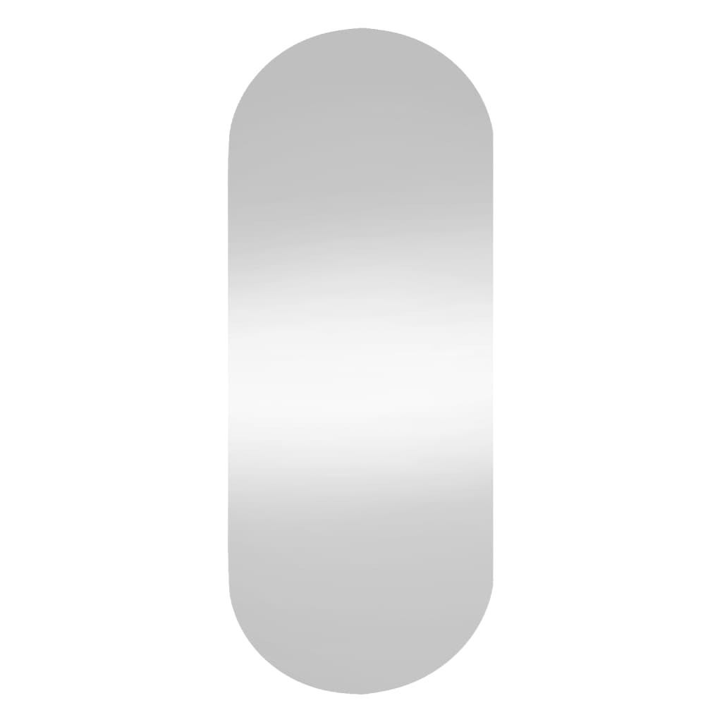 Vidaxl wandspiegel 35x80 cm ovaal glas