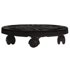 VidaXL Plantentrolleys met wielen 3 st 170 kg diameter 30 cm zwart