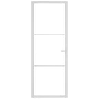 Vidaxl binnendeur 76x201,5 cm esg-glas en aluminium wit