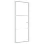 Vidaxl binnendeur 83x201,5 cm esg-glas en aluminium wit