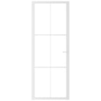 Vidaxl binnendeur 76x201,5 cm esg-glas en aluminium wit