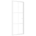 Vidaxl binnendeur 83x201,5 cm esg-glas en aluminium wit