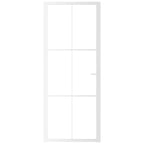 Vidaxl binnendeur 83x201,5 cm esg-glas en aluminium wit