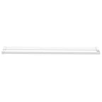 VidaXL Wandschap voor inloopdouchewand 80 cm aluminium wit