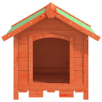 VidaXL Hondenhok 65x65x61,5 cm massief grenenhout bruin