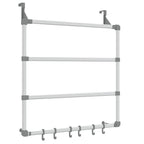 VidaXL Handdoekenrek 67x15x66 cm aluminium