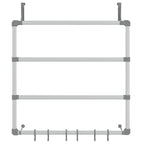 VidaXL Handdoekenrek 67x15x66 cm aluminium